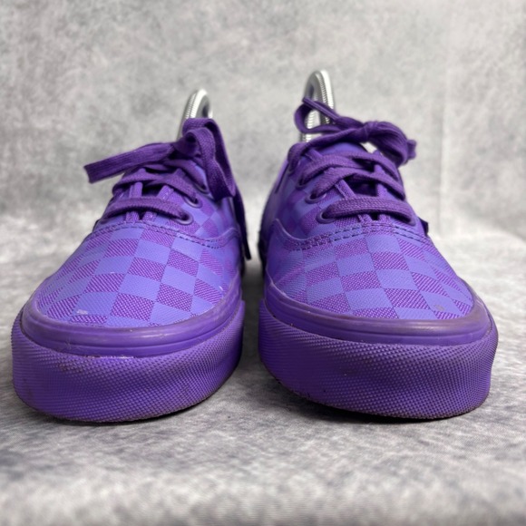 Vans Authentic Tonal Checkerboard in Electric Purple Unisex Women's 7 Men's 5.5 - Picture 3 of 12